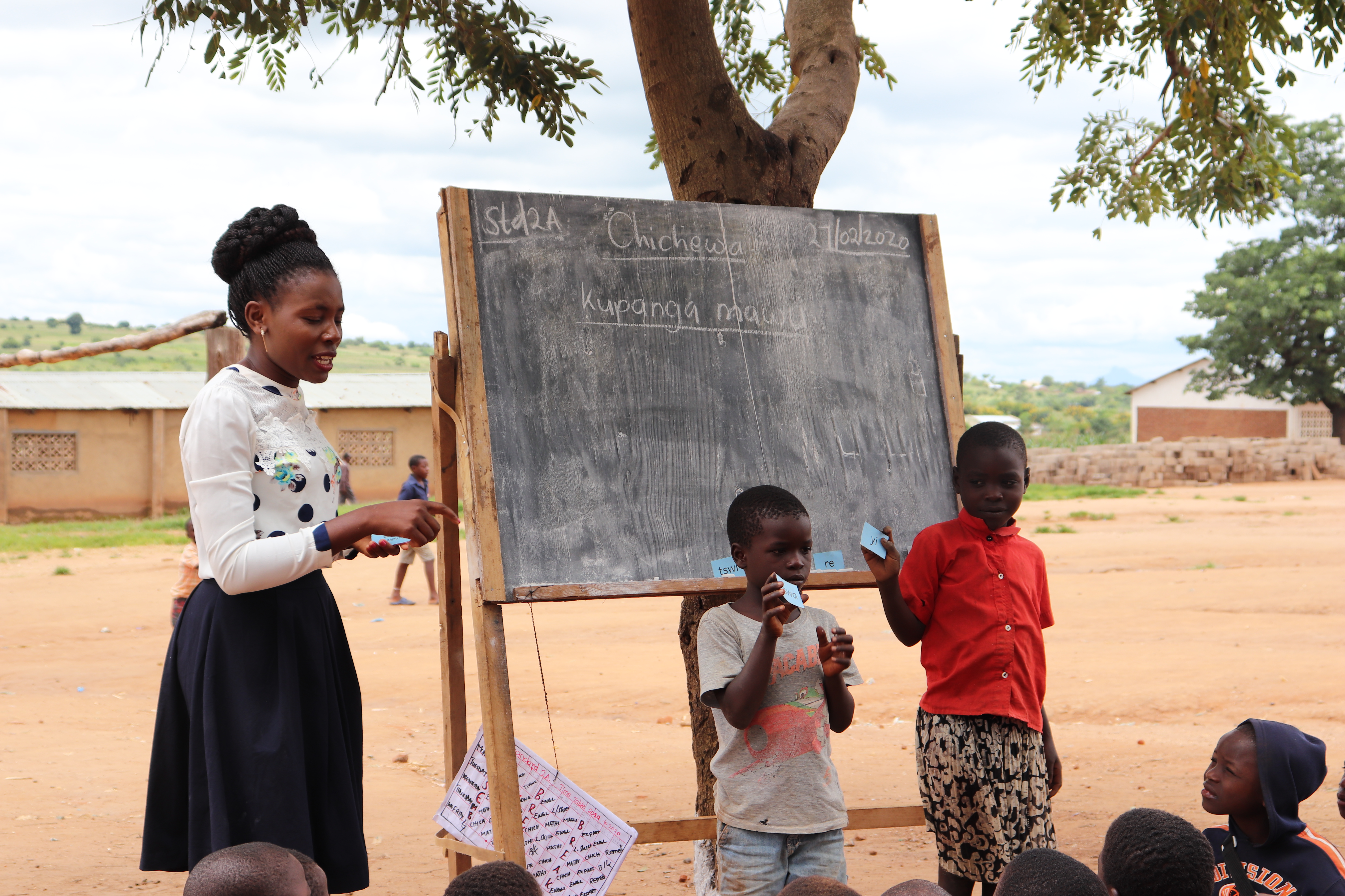 Margret Phiri qualified and trained in teaching methodologies Malawi 